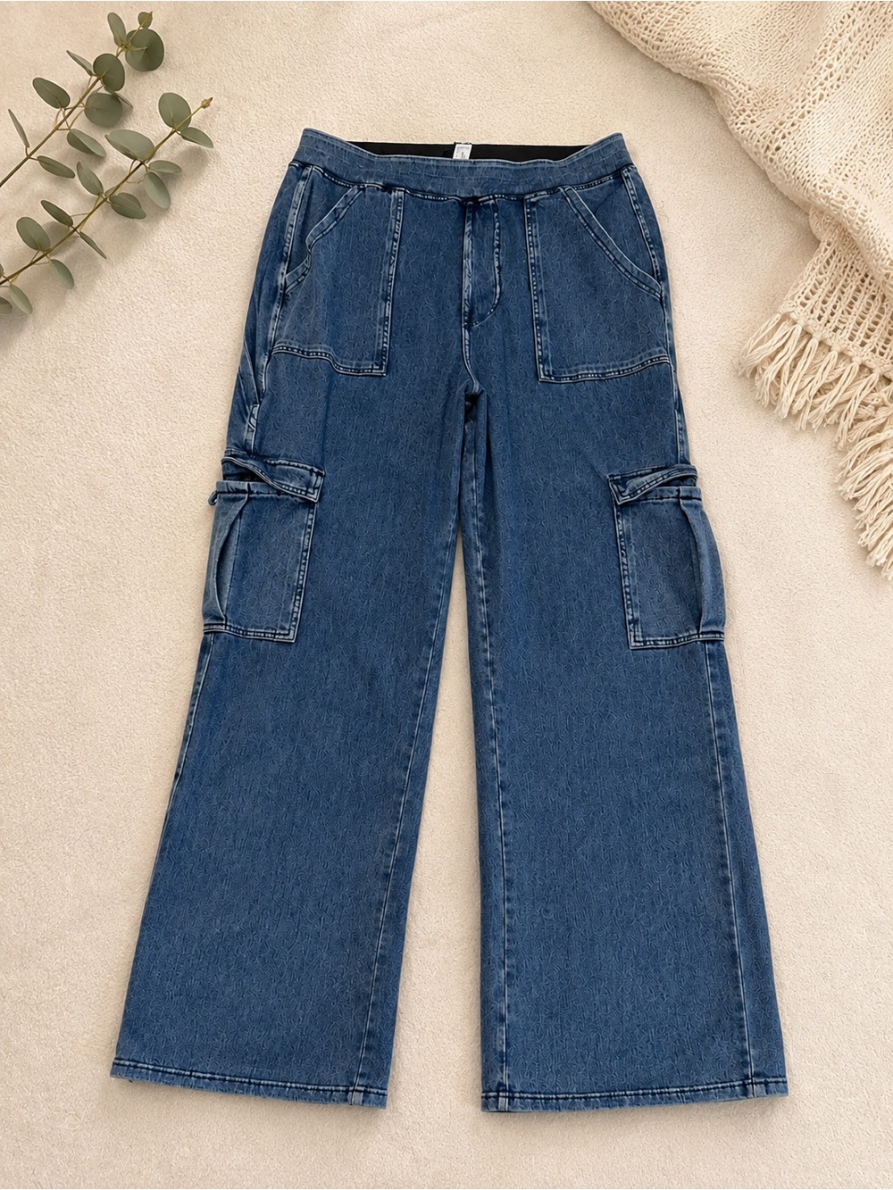 Halara Wide Leg Cargo Jeans